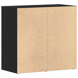 Cosmetic Cabinet Black Oak 80 x 40 x 75 cm Engineered Wood 862787