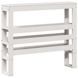 Bed Frame without Mattress White 75x190 cm Small Single Solid Wood Pine 3305707
