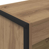 Book Cabinet Artisian Oak 60 x 30 x 121 cm Engineered Wood 886395
