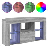 Corner LED TV Cabinet 100 x 40 x 50 cm Grey Sonoma 889801