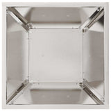 Pillar Planter Silver 35 x 35 x 73 cm Stainless Steel 873846