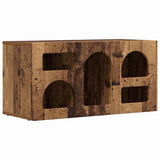 TV Cabinet Old Wood 80 x 35 x 40 cm Engineered Wood 891282