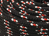 Multipurpose Utility Rope 12 mm 100 m Black and Red PP 3473129