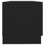 TV Cabinet Black 80x35x36.5 cm Engineered Wood 811468