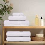 Wash Towels 50 pcs FROGN White 30x30 cm 100% Cotton 136644