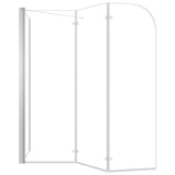 Bath Enclosure 120x69x130 cm Tempered Glass Transparent 146227
