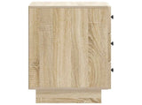 Bedside Cabinet Sonoma Oak 43 x 41 x 66.5 cm Engineered Wood 893867