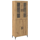 Highboard 2 pcs Artisan oak 69.5 x 34 x 180 cm Engineered Wood 3334350