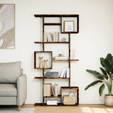 Book Cabinet Smoked Oak 92x29x188 cm Engineered Wood 3310320