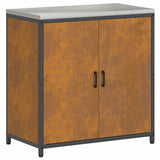Kitchen Storage Set HATTEM 2 pcs Rusty Steel 3392658