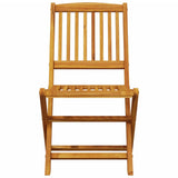 3 Piece Folding Bistro Set Solid Wood Acacia 3295251