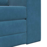 Sofa Bed Blue 98 x 71 x 83 cm Velvet 4106665