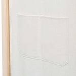 ZNTS 4-Panel Room Divider Cream 160x170x4 cm Fabric 248173