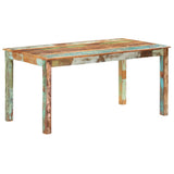 Dining Table Solid Reclaimed Wood 160x80x76 cm 285931
