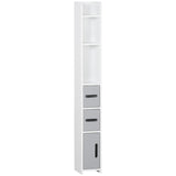 Modern Bathroom Storage Cabinet, Freestanding Tall Bathroom Cabinet with Open Shelves and 3 T3398P343560