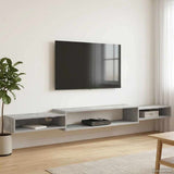 Wall-mounted TV Cabinet Wall-Mounted Concrete Grey 8006016
