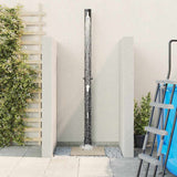 Outdoor Solar shower Black 217 cm PVC and Aluminium 42003408