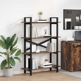Bookshelf Smoked Oak 100 x 33.5 x 140 cm Engineered Wood 883942
