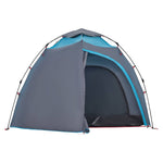 Camping Tent Dome 4-Person Blue Quick Release 4004243