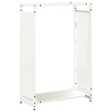 Firewood Rack White 60x28x90 cm Cold-rolled steel 864212