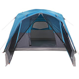 Family Tent with Porch 6-Person Blue Waterproof 94549
