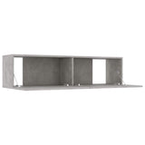 TV Cabinet Concrete Grey 120x30x30 cm Engineered Wood 801494