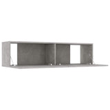 TV Cabinet Concrete Grey 120x30x30 cm Engineered Wood 801494