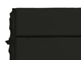 Sunlounger Cushion GEMERT 100% Polyester Black 200 x 80 x 3 cm 948565