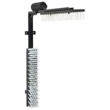 Cattle Brushes Adjustable Black and White 84 x 10 x 91 cm PVC 42006836