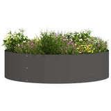 Planter Ring 5 pcs Black 80 x 80 x 20 cm Cold-rolled Steel 873621