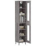 Highboard Grey Sonoma 34,5x34x180 cm Engineered Wood 3199447
