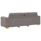 ZNTS 3 Piece Sofa Set with Cushions in Taupe Fabric 3324634