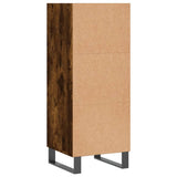 Sideboard Smoked Oak 34.5x32.5x90 cm Engineered Wood 828761