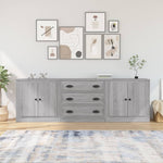 Sideboards 3 pcs Grey Sonoma Engineered Wood 3185221