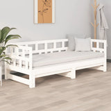 Pull-out Day Bed without Mattress White 2x cm 820233
