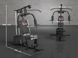Multifunction Home Gym Machine, with 45kg Weight Stacks, for Strength Training T3398P376824