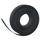 Garden Edging 25 m 10 cm PE Black 42036846
