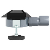 Shower Drain 2-in-1 with 360&deg Siphon Black 60 cm 42015968