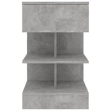 Bedside Cabinets 2 pcs Concrete Grey 40x35x65 cm 808657