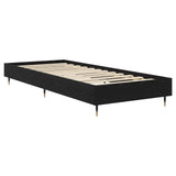 Bed Frame Black Oak 80 x 200 cm Engineered Wood 8009055