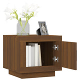 Coffee Table Brown Oak 51x50x45 cm Engineered Wood 817230