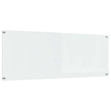 Kitchen Backsplash Transparent 110 x 40 cm Tempered Glass 42001292