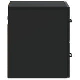 Wall-Mounted Bedside Cabinet 2 pcs Black 34.5 x 33 x 40 cm 898978