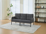 GOMYWAY Oversized Loveseat, Modern & Plush Double-seater Sofa, Corduroy Upholstered Couch, Cozy W2678P422322