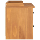 Hallway Bench SANDNES 87x40x50 cm Solid Wood Pine 4010463