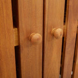 Garden Cabinet Natural 78 x 36.5 x 78cm Solid Acacia Wood 42001364