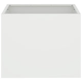 Garden Planter White 50 x 32 x 40 cm Cold-rolled Steel 876351