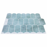 Feather Tile 50 pcs Green 30 x 30 cm Polyurethane and PET 42046203
