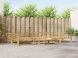 Outdoor Sofa Set 7 pcs White 3386123