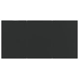 5 Piece Garden Dining Set Black Poly Rattan 3157868